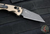 Benchmade Full Immunity OTS Auto- Wharncliffe Edge- FDE Aluminum Handle- Black Plain Edge Blade- 2900BK-1