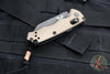 Benchmade Full Immunity OTS Auto- Wharncliffe Edge- FDE Aluminum Handle- Black Plain Edge Blade- 2900BK-1
