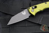 Benchmade Full Immunity OTS Auto- Wharncliffe Edge- Woodland Green Aluminum Handle- Black Plain Edge Blade- 2900BK-2