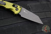 Benchmade Full Immunity OTS Auto- Wharncliffe Edge- Woodland Green Aluminum Handle- Black Plain Edge Blade- 2900BK-2