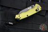 Benchmade Full Immunity Manual Folder- Green Aluminum Handle- Black Wharncliffe Edge- 290BK-2