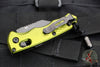 Benchmade Partial Immunity OTS Auto- Wharncliffe Edge- Woodland Green Aluminum Handle- Black Plain Edge Blade- 2950BK-2