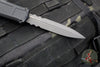 Benchmade Claymore OTF Auto Knife- Double Edge- Black Body- Gray Part Serrated Edge Blade 3370SGY
