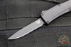 Benchmade OM OTF Knife- Single Edge- Black Handle- Black Plain Edge Blade 4850BK