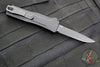 Benchmade OM OTF Knife- Single Edge- Black Handle- Black Plain Edge Blade 4850BK