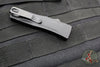 Benchmade OM OTF Knife- Single Edge- Black Handle- Black Plain Edge Blade 4850BK