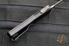 Benchmade OM OTF Knife- Single Edge- Black Handle- Stonewash Plain Edge Blade 4850