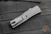 Benchmade OM OTF Knife- Single Edge- Black Handle- Stonewash Plain Edge Blade 4850