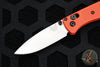 Benchmade Mini Bugout- Drop Point- Mesa Red Handle-Satin Blade 533-04
