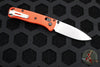 Benchmade Mini Bugout- Drop Point- Mesa Red Handle-Satin Blade 533-04