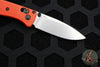 Benchmade Mini Bugout- Drop Point- Mesa Red Handle-Satin Blade 533-04