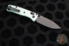 Benchmade Mini Bugout- Drop Point- Sea Foam Green Handle- Black Blade 533GY-06