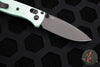 Benchmade Mini Bugout- Drop Point- Sea Foam Green Handle- Black Blade 533GY-06