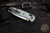 Benchmade Mini Bugout- Drop Point- Sage Green Handle- Crushed Silver Finished Blade 533SL-07