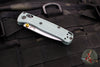 Benchmade Mini Bugout- Drop Point- Sage Green Handle- Crushed Silver Finished Blade 533SL-07
