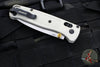 PREOWNED- Benchmade Bugout- Drop Point- Tan Handle- Stonewash Blade 535-12