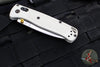 PREOWNED- Benchmade Bugout- Drop Point- Tan Handle- Stonewash Blade 535-12