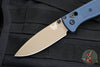 Benchmade Bugout- Drop Point- Crater Blue Handle- Flat Dark Earth Blade 535FE-05