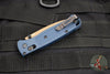 Benchmade Bugout- Drop Point- Crater Blue Handle- Flat Dark Earth Blade 535FE-05