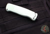 Benchmade Shootout OTF Auto Knife- Tanto Edge- Sea Foam Green Handle- Black DLC Finished Plain Edge 5370BK-03