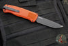 Benchmade Shootout OTF Auto Knife- Tanto Edge- Mesa Red Handle- Black DLC Finished Plain Edge 5370BK-04