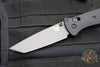 Benchmade Bailout- Tanto Edge- Black Aluminum Handle- Gray Plain Edge 537GY-03