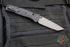 Benchmade Bailout- Tanto Edge- Black Aluminum Handle- Gray Plain Edge 537GY-03