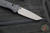 Benchmade Bailout- Tanto Edge- Black Aluminum Handle- Gray Plain Edge 537GY-03