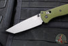 Benchmade Bailout Green Aluminum Body Gray Tanto Plain Edge 537GY-1