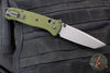 Benchmade Bailout Green Aluminum Body Gray Tanto Plain Edge 537GY-1