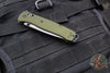 Benchmade Bailout Green Aluminum Body Gray Tanto Plain Edge 537GY-1