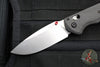 Benchmade Freek- Carbon Fiber Handle- Satin Plain edge Blade- Red Backspacer 560-03