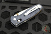 Benchmade Mini Barrage Axis-Assisted Single Edge - Blue Canyon Richlite Handle- Satin Plain Edge 585-03