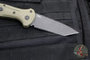Benchmade Claymore OTS Auto Knife- Tanto Edge- OD Green Body- Grey Plain Edge Blade 9071BK-1
