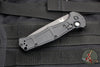 Benchmade Claymore OTS Auto Knife- Tanto Edge- Black Body- Grey Part Serrated Edge Blade 9071SBK