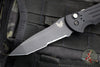 Benchmade Auto Stryker- Tanto Edge- Black Handle- Black Part Serrated Blade 9101SBK