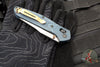 Benchmade Osbourne Axis Lock Folder- Reverse Tanto- Blue Denim Micarta Handle- Stonewash Blade 940-04