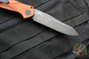 Benchmade Osbourne- AUTO OTS- Reverse Tanto- Burnt Copper Aluminum Handle- Black Stonewashed Plain Edge Blade 9400BK-03