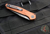 Benchmade Osbourne- AUTO OTS- Reverse Tanto- Burnt Copper Aluminum Handle- Black Stonewashed Plain Edge Blade 9400BK-03