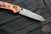 Benchmade Osbourne- Folder- Reverse Tanto- Burnt Copper Finished Aluminum Handle- Black Stonewash Finished Magnacut Blade- 940BK-03