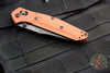 Benchmade Osbourne- Folder- Reverse Tanto- Burnt Copper Finished Aluminum Handle- Black Stonewash Finished Magnacut Blade- 940BK-03