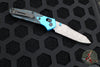 Benchmade Gold Class- Mini Osbourne- Reverse Tanto- Artic Storm Fat Carbon Fiber Scale- Damasteel Blade SN2652