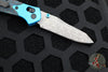 Benchmade Gold Class- Mini Osbourne- Reverse Tanto- Artic Storm Fat Carbon Fiber Scale- Damasteel Blade SN2652