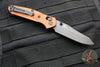 Benchmade Mini Osbourne- Manual Folder- Reverse Tanto- Burnt Copper Finished Aluminum Handle- Black Stonewash Blade- Axis lock 945BK-03