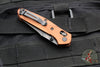 Benchmade Mini Osbourne- Manual Folder- Reverse Tanto- Burnt Copper Finished Aluminum Handle- Black Stonewash Blade- Axis lock 945BK-03