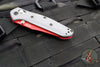 Benchmade Mini Osbourne- Reverse Tanto- Gray G-10 Handle Scale With Red Liner- Red S90V Blade 945RD-2401