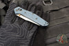 Benchmade Osbourne Axis Lock Folder- Reverse Tanto- Blue Denim Micarta Handle- Stonewash Blade 940-04