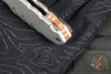 Blackside Customs Bad Idea- OTS Auto Knife- Titanium Handle- Magnacut Matte Stonewash Blade- Copper Backspacer BSC-BA-TI-SW-CU