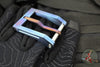 Blackside Customs Modular Belt Buckle - Titanium- Flamed "C"