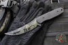 Blackside Customs Cat 5 Fixed Blade- Persian- Multicam Black Blade Finish- Black G-10 Scales BSC-PER-BLKCAMO-BLKG10